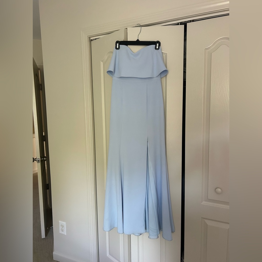 Blue formal gown!